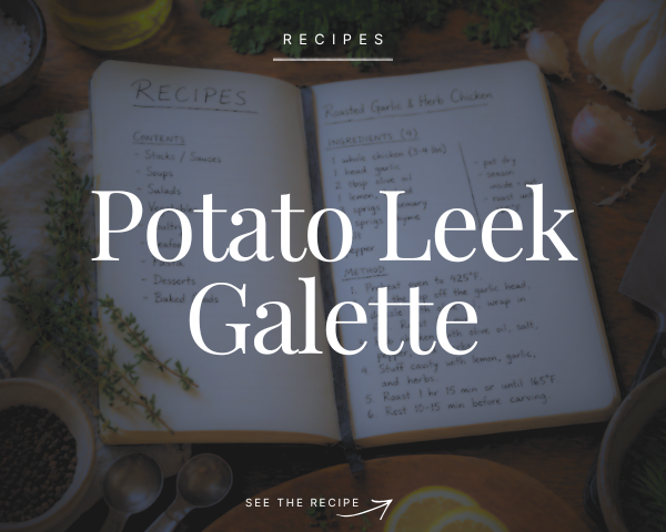 Potato and Leek Galette