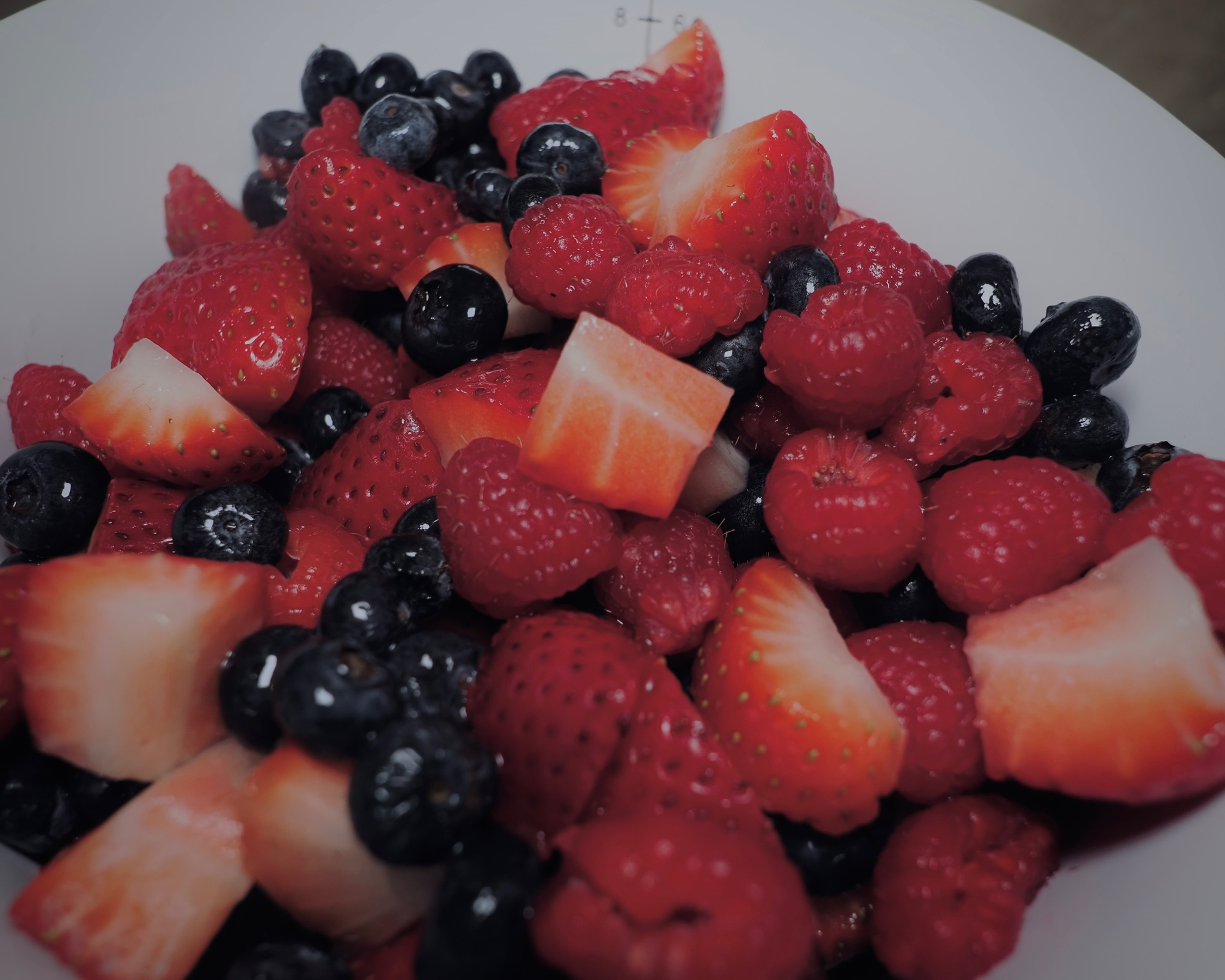 Fresh berries on a plate