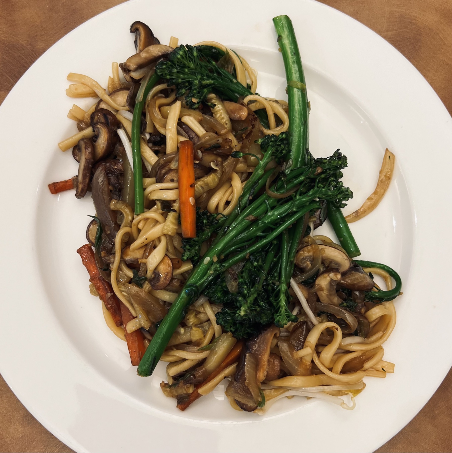 Family meal day two — Shanghai pan-fried noodles