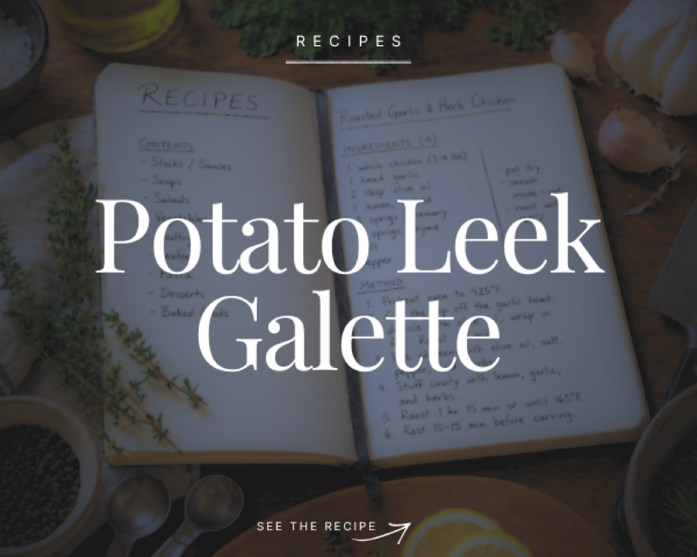 Potato and Leek Galette